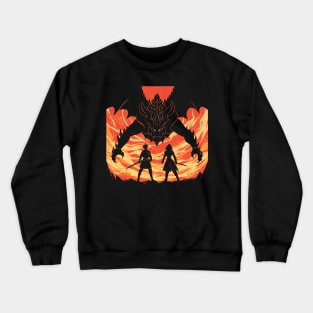 Dragon Slayer Duo, Fighting dragons with you Crewneck Sweatshirt